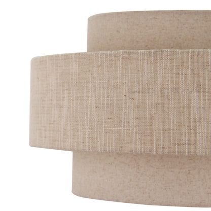 De beige Trilo hanglamp brengt een warme, Japandi sfeer in je interieur. Perfect voor een stijlvolle en serene uitstraling.