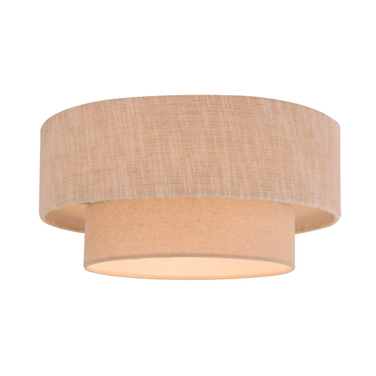Beige Trilo plafondlamp in Japandi-stijl voegt een warme, serene sfeer toe aan elke ruimte.