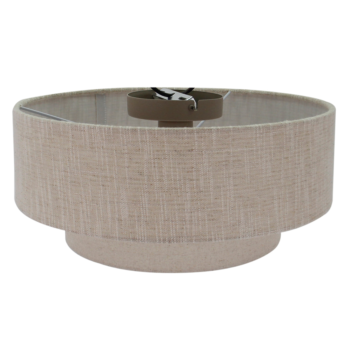 De Trilo plafondlamp in beige brengt een warme, natuurlijke sfeer in jouw Japandi-interieur. Perfect voor elke ruimte.