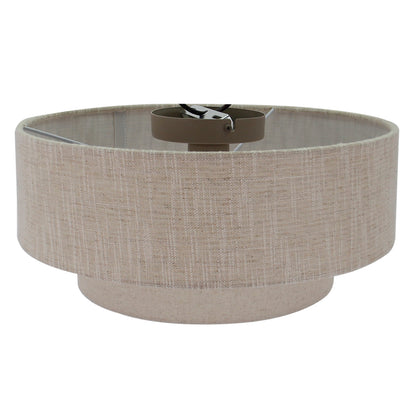 De Trilo plafondlamp in beige brengt een warme, natuurlijke sfeer in jouw Japandi-interieur. Perfect voor elke ruimte.