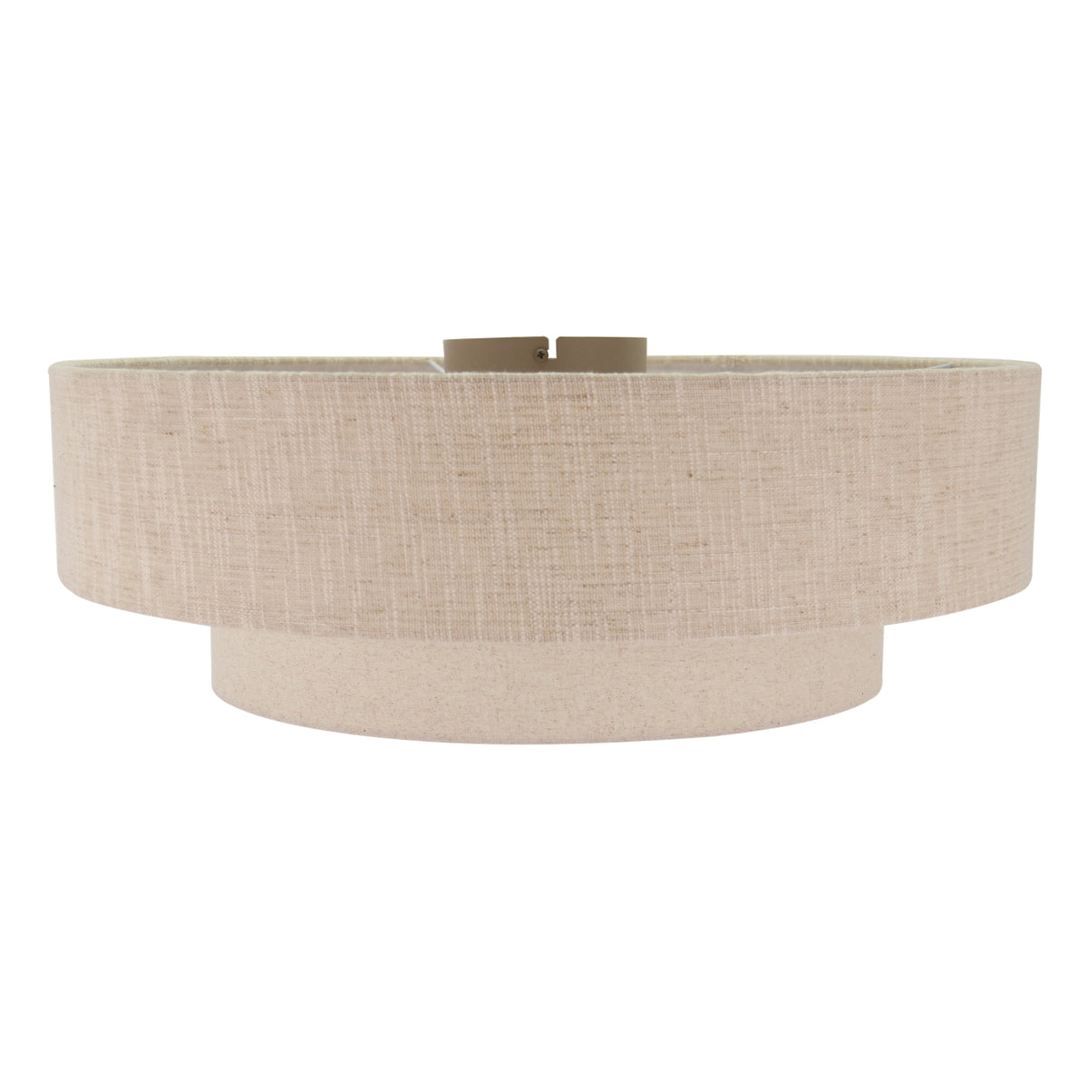 De beige Trilo plafondlamp met stoffen afwerking voegt een warme, Japanse sfeer toe aan je interieur.
