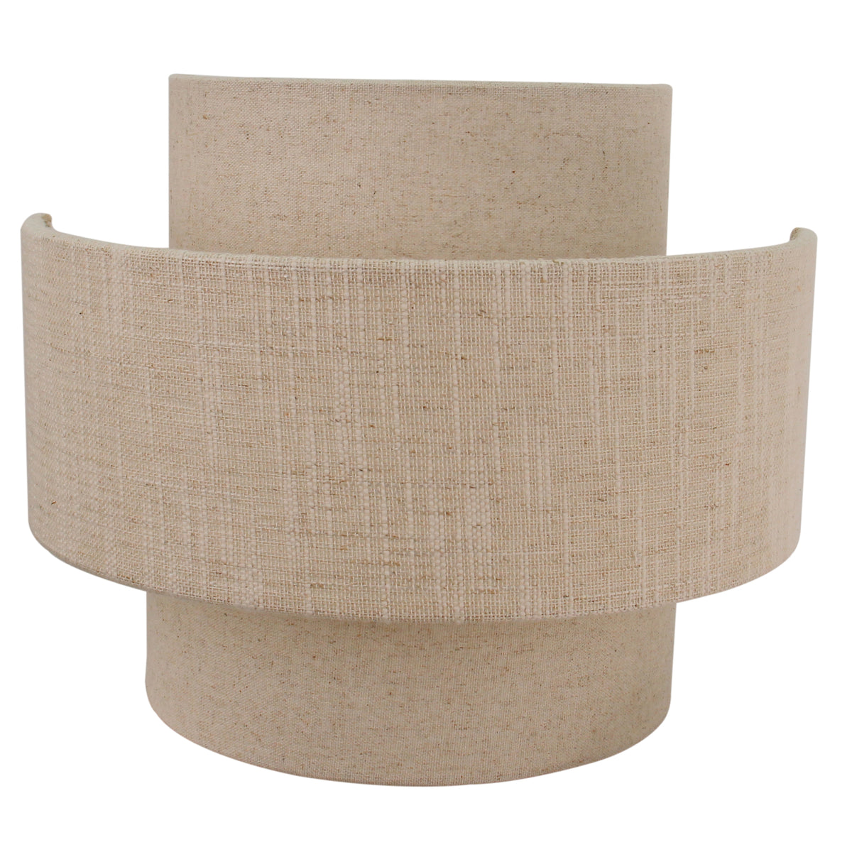 De beige Trilo wandlamp met een Japandi stijl voegt een warme sfeer toe aan elke ruimte.