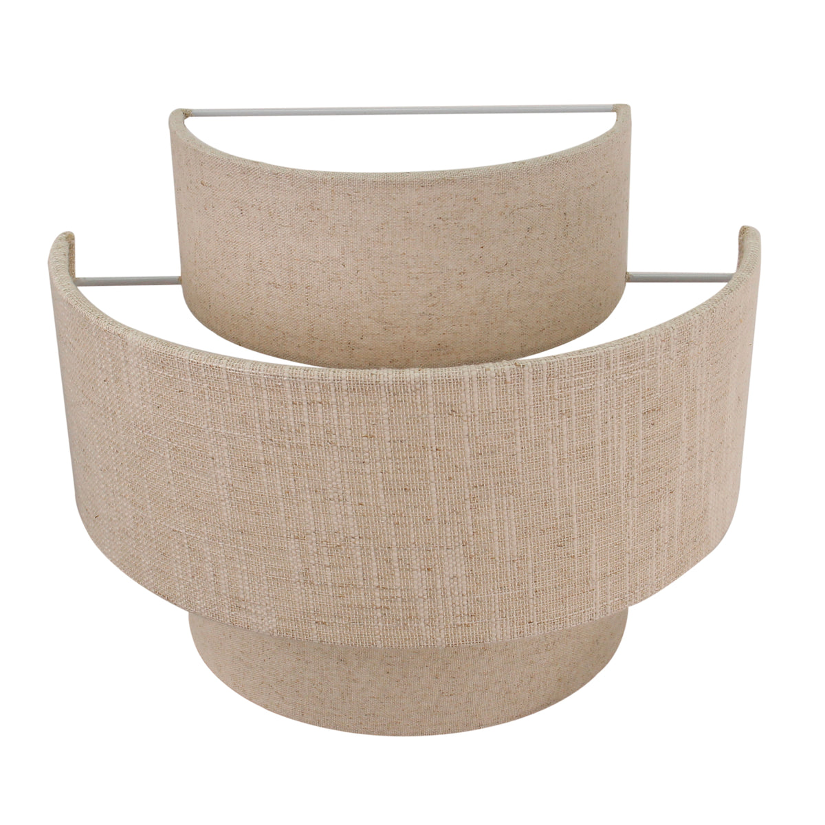 Beige wandlamp Trilo in een verfijnde Japandi stijl. Brengt warmte en rust in je interieur, perfect voor elke ruimte.