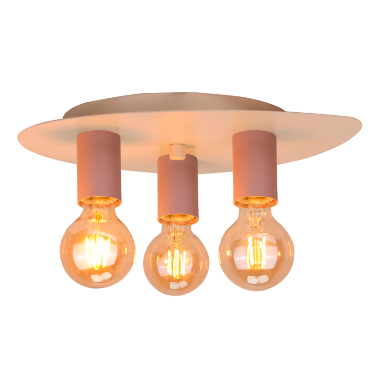 Vibrerende rode plafondlamp uit de Colorato-serie. Perfect voor het toevoegen van energie en stijl aan elke kamer.