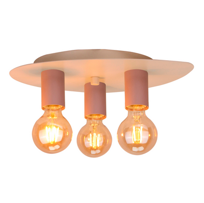 Vibrerende rode plafondlamp uit de Colorato-serie. Perfect voor het toevoegen van energie en stijl aan elke kamer.