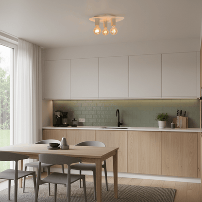 De rode Colorato plafondlamp brengt warmte en sfeer in elke kamer. Perfect voor een eigentijke en gezellige uitstraling.
