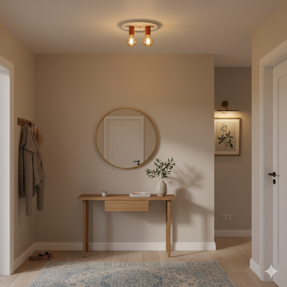 Een zwarte plafondlamp uit de Colorato serie, perfect voor een moderne sfeer. Creëert een warme ambiance in elke kamer.