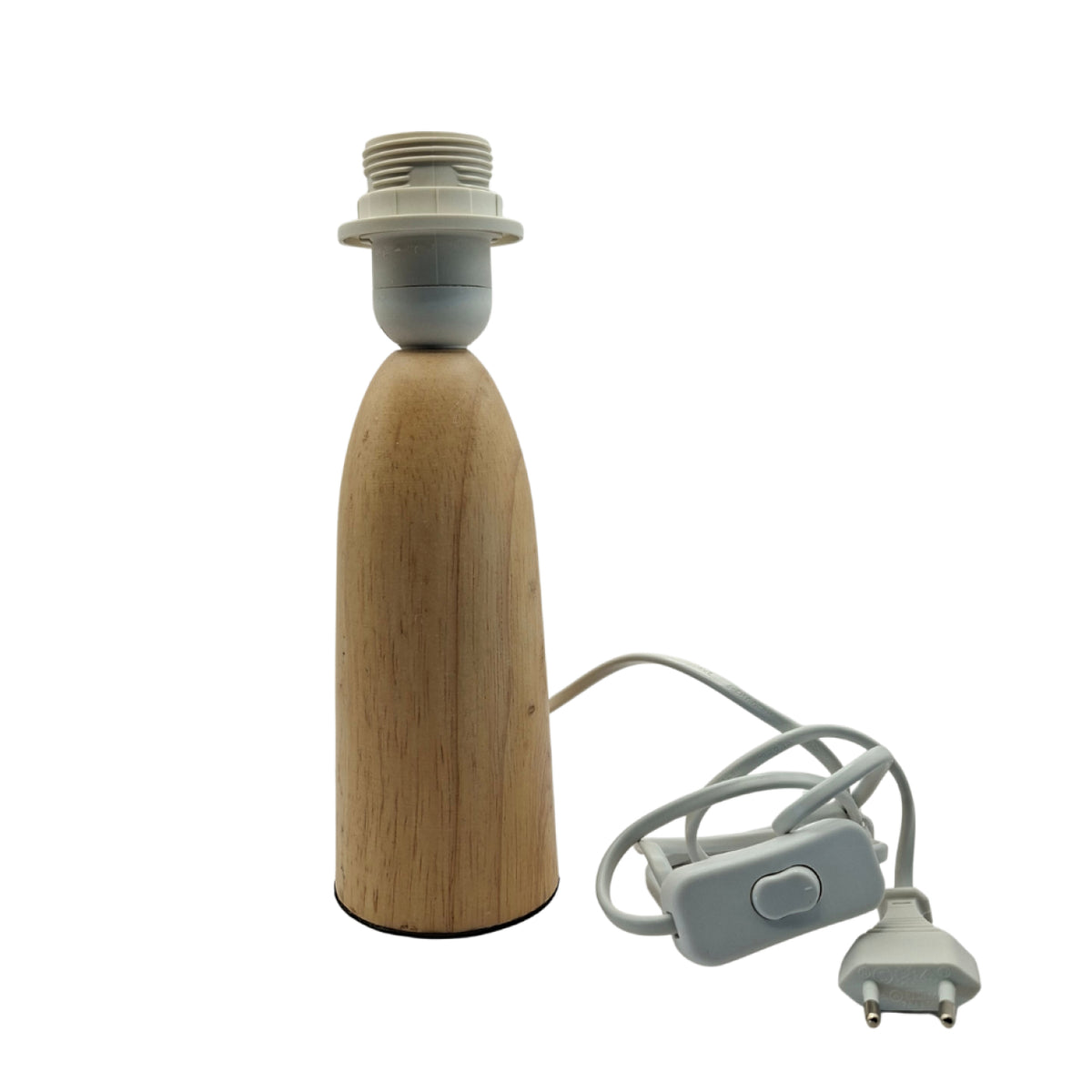 Natuurlijke houten lampenvoet van 22 cm, perfect voor een warme, gezellige sfeer in jouw interieur.