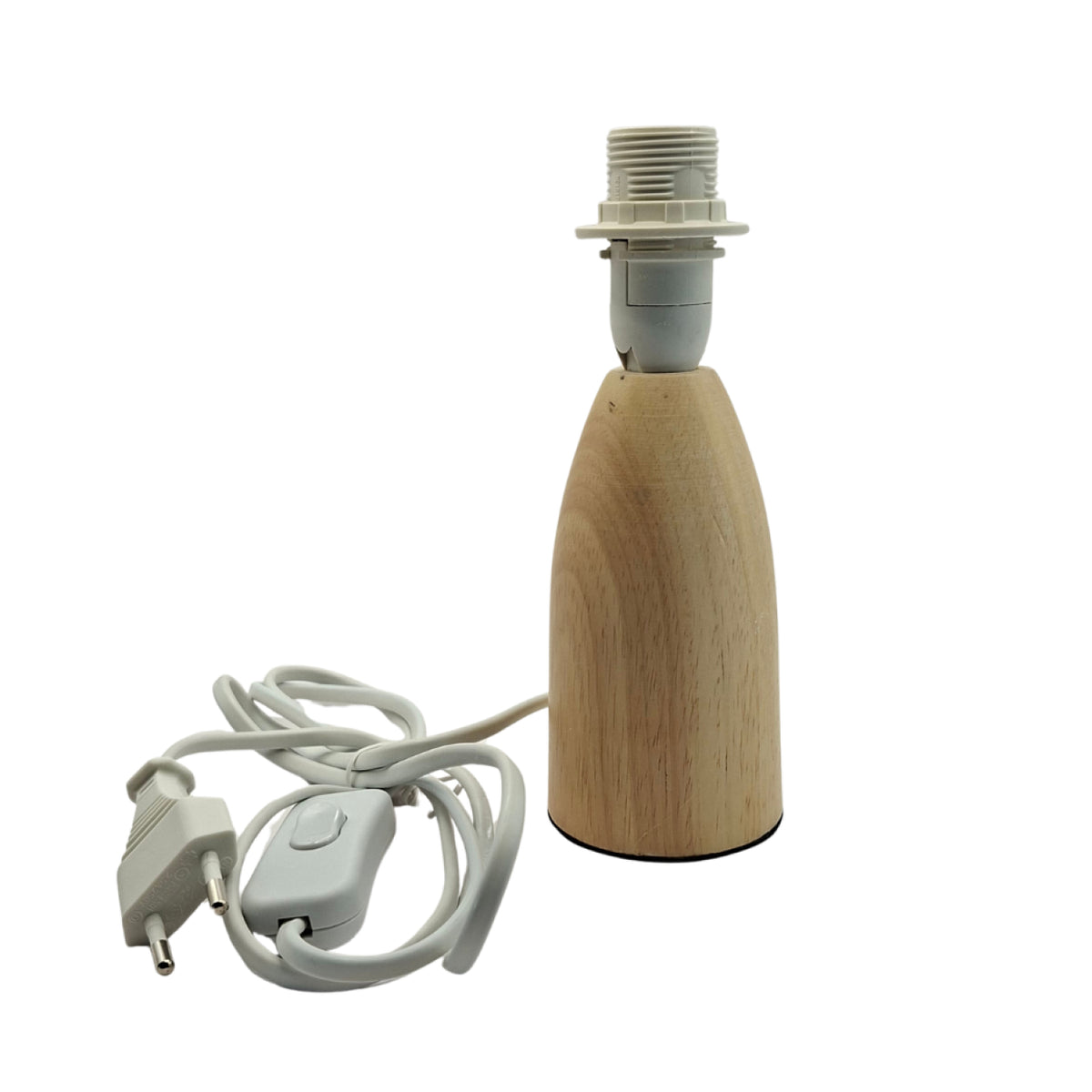 Natuurlijke lampenvoet van 15 cm, perfect voor een warme uitstraling. Ideaal voor een sfeervolle verlichtingsoplossing.