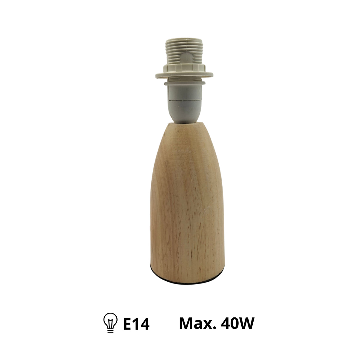 Detail van de naturel Comico lampenvoet, perfect voor een warme, uitnodigende sfeer in jouw interieur. Een echte eyecatcher.