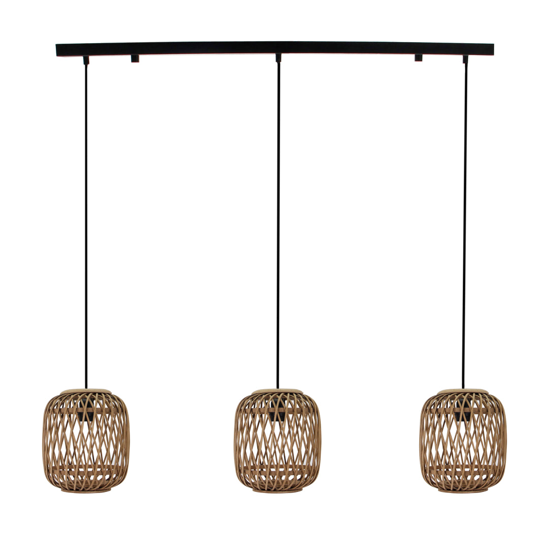 De bruin-natuurlijke Nature Diagonaal hanglamp straalt landelijke charme uit. Perfect voor een warme en uitnodigende sfeer in huis.