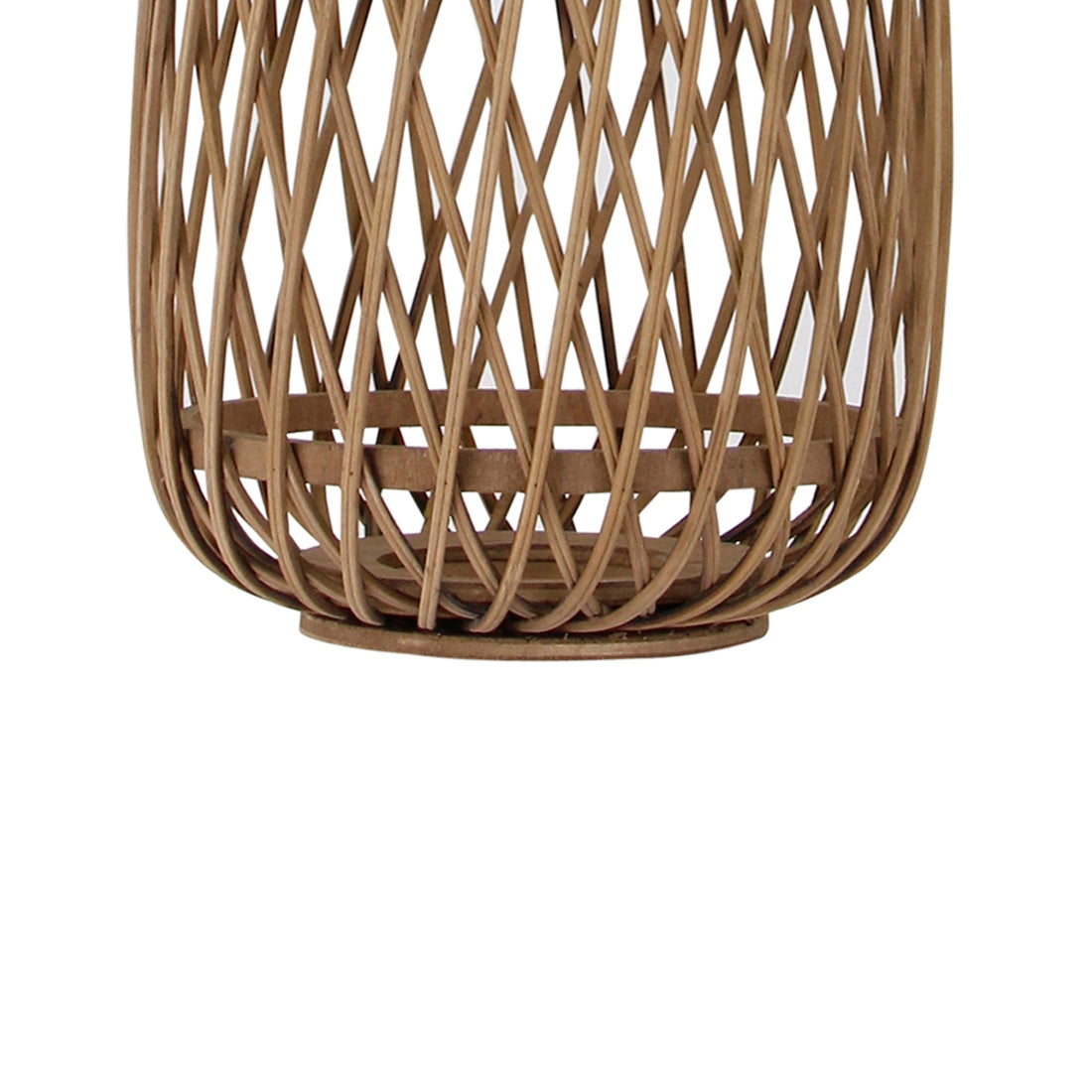 Een gedetailleerde weergave van de bruine Nature Diagonaal hanglamp. Deze lamp voegt een warme, natuurlijke sfeer toe aan je interieur.