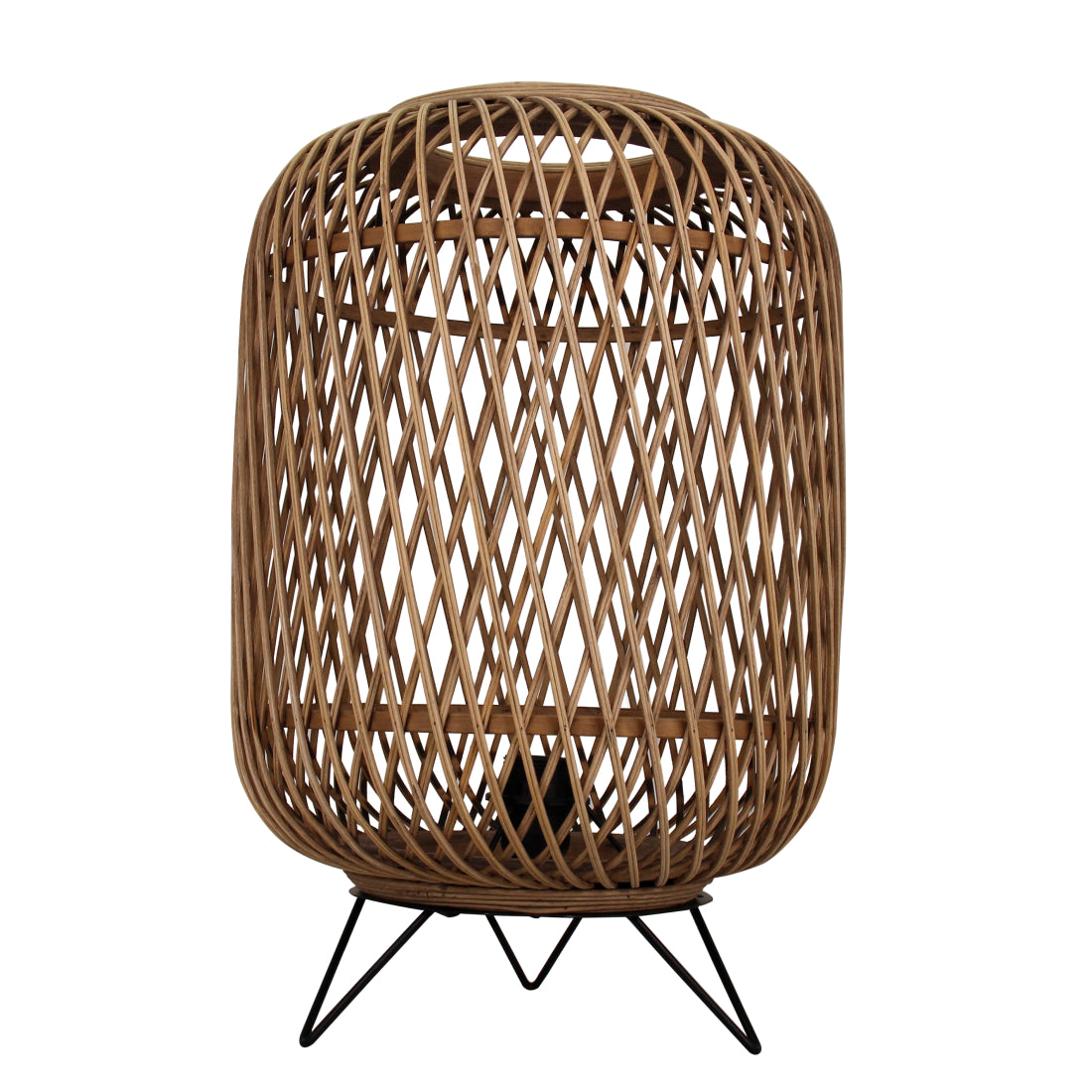 Detail van de beige Nature Diagonaal tafellamp, perfect voor een landelijke sfeer. Deze lamp voegt warmte en charme toe aan elke ruimte.