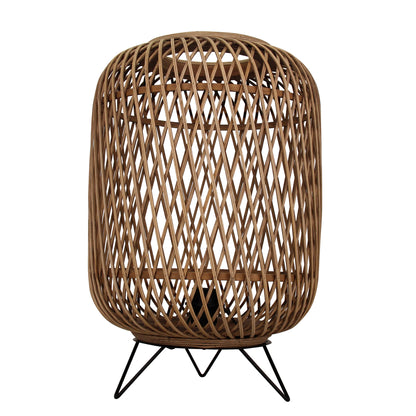 Detail van de beige Nature Diagonaal tafellamp, perfect voor een landelijke sfeer. Deze lamp voegt warmte en charme toe aan elke ruimte.
