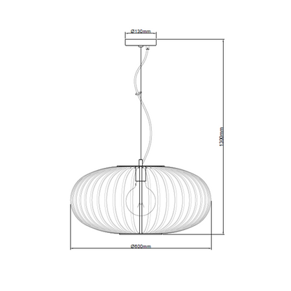 Deze bronzen hanglamp Curvato voegt een industriële flair toe aan elke ruimte.