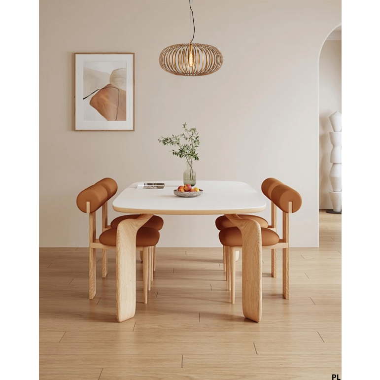 Illuminate your space with the stunning gold Curvato pendant light.