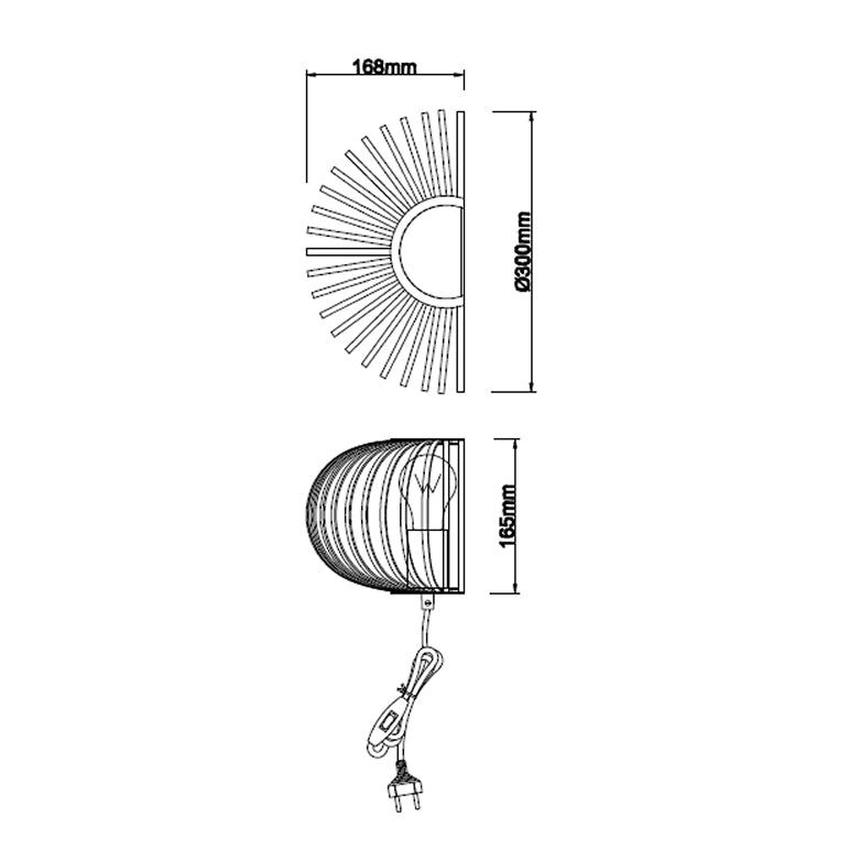 De zwart metalen Curvato wandlamp heeft een industrieel design. Perfect voor een stoere sfeer in jouw interieur.