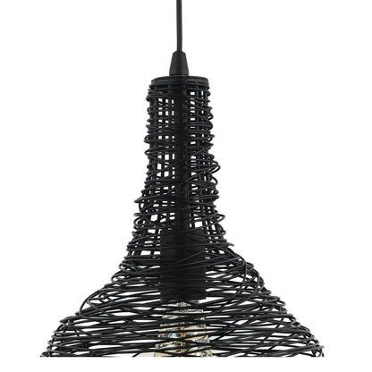 De verfijnde zwarte Filo Sottile hanglamp straalt een moderne charme uit. Perfect voor boven de eettafel of in de woonkamer.