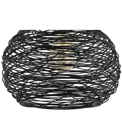 Deze zwarte hanglamp uit de Filo Sottile serie voegt een moderne touch toe aan je interieur. Perfect voor boven de eettafel.