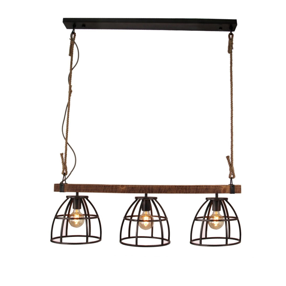 Strakke zwarte hanglamp uit de Aperto serie voor een moderne uitstraling. Perfect voor boven de eettafel of in de woonkamer.