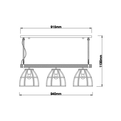 Detail van de moderne Aperto hanglamp in zwart, perfect voor een eigentijdse sfeer in jouw interieur. Laat je inspireren!