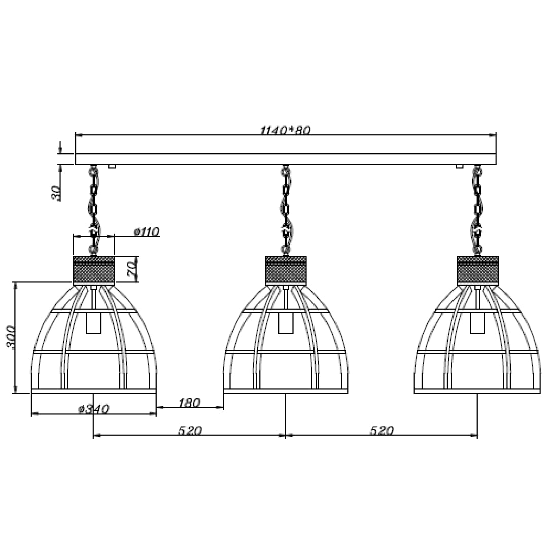 Bijzondere zwart metalen hanglamp uit de Aperto-serie. Een industrieel statement dat iedere ruimte karakter geeft.