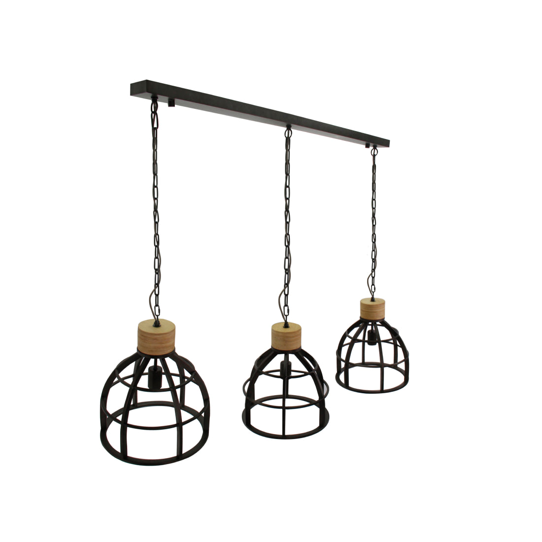 De zwart metalen Aperto hanglamp heeft een robuuste uitstraling. Perfect voor een industriële inrichting met karakter.