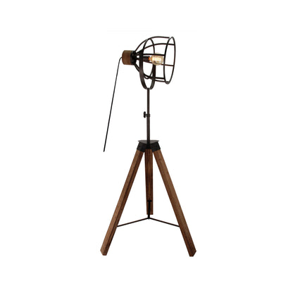 Deze zwarte vloerlamp uit de Aperto-serie voegt een eigentijdse touch toe aan je interieur.