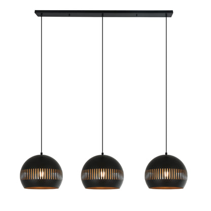 Deze moderne zwarte hanglamp van 24 cm biedt een verfijnde uitstraling. Ideaal voor boven de eettafel of in de woonkamer.