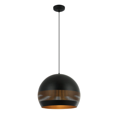 The striking black Globo pendant light adds modern elegance to any room. Perfect for creating a chic atmosphere.