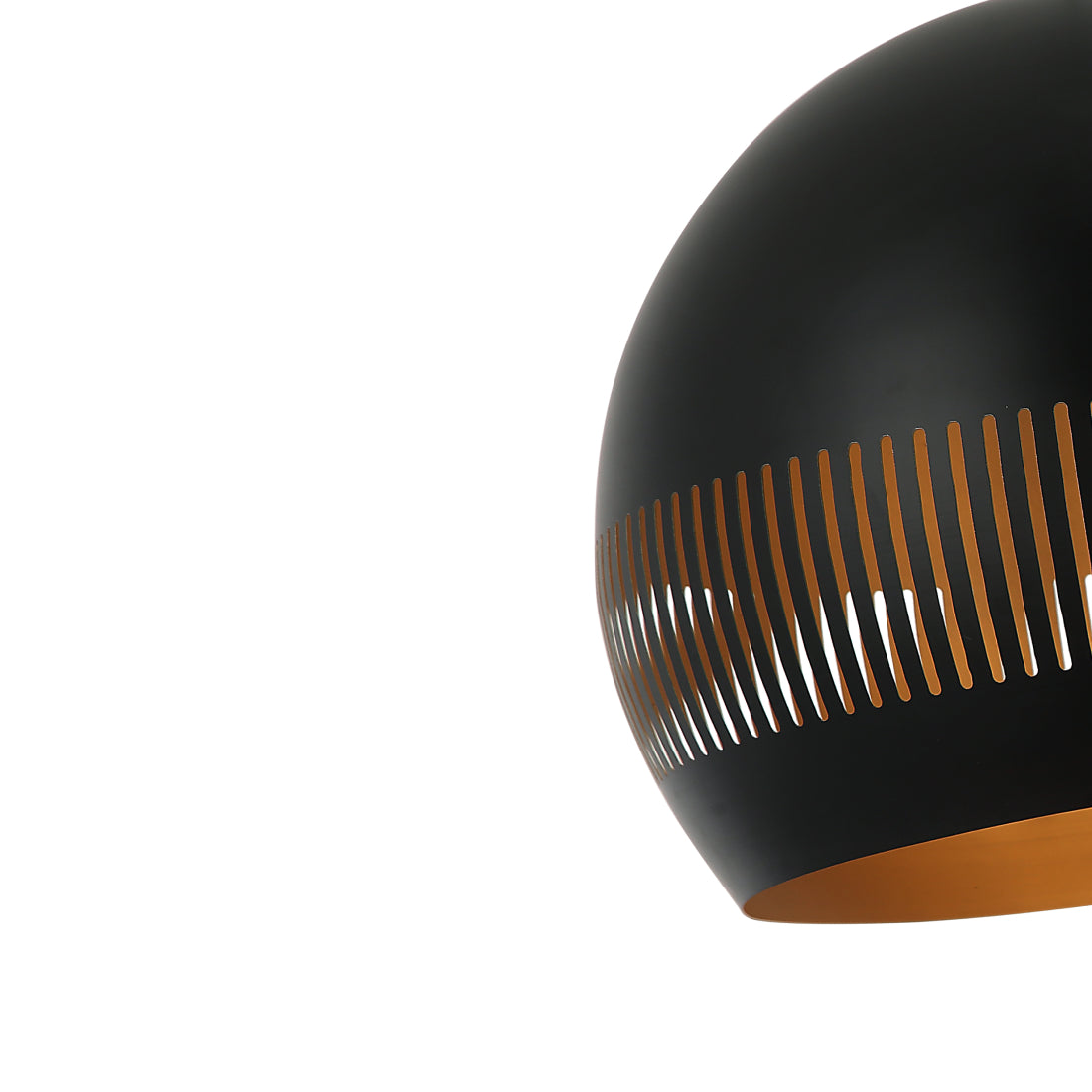A striking black pendant light that elevates modern spaces. Perfect for creating a bold focal point in any room.
