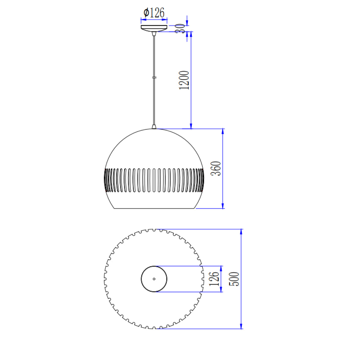 Een gedetailleerde blik op de zwarte Globo hanglamp. Deze moderne lamp voegt een stijlvolle touch toe aan elke ruimte.
