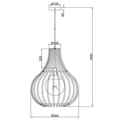 Discover the striking black Goccia pendant light. Its modern design makes a bold statement in any contemporary space.