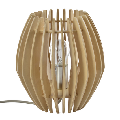 Natuurlijke bruin tinten van de Chericoni tafellamp brengen warmte in je interieur. Een eyecatcher voor elke tafel of bureau.