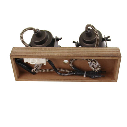 De Chericoni Tazza Plafondspot (2-lichts) in brons met hout is een stijlvolle en flexibele spot. Richt de spots naar wens en creëer sfeer in huis!