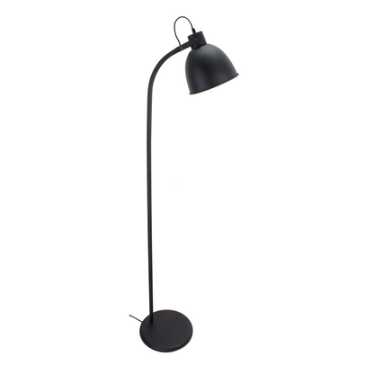 De zwarte Koen vloerlamp heeft een eigentijds design en is perfect voor sfeervolle verlichting in jouw woonkamer.