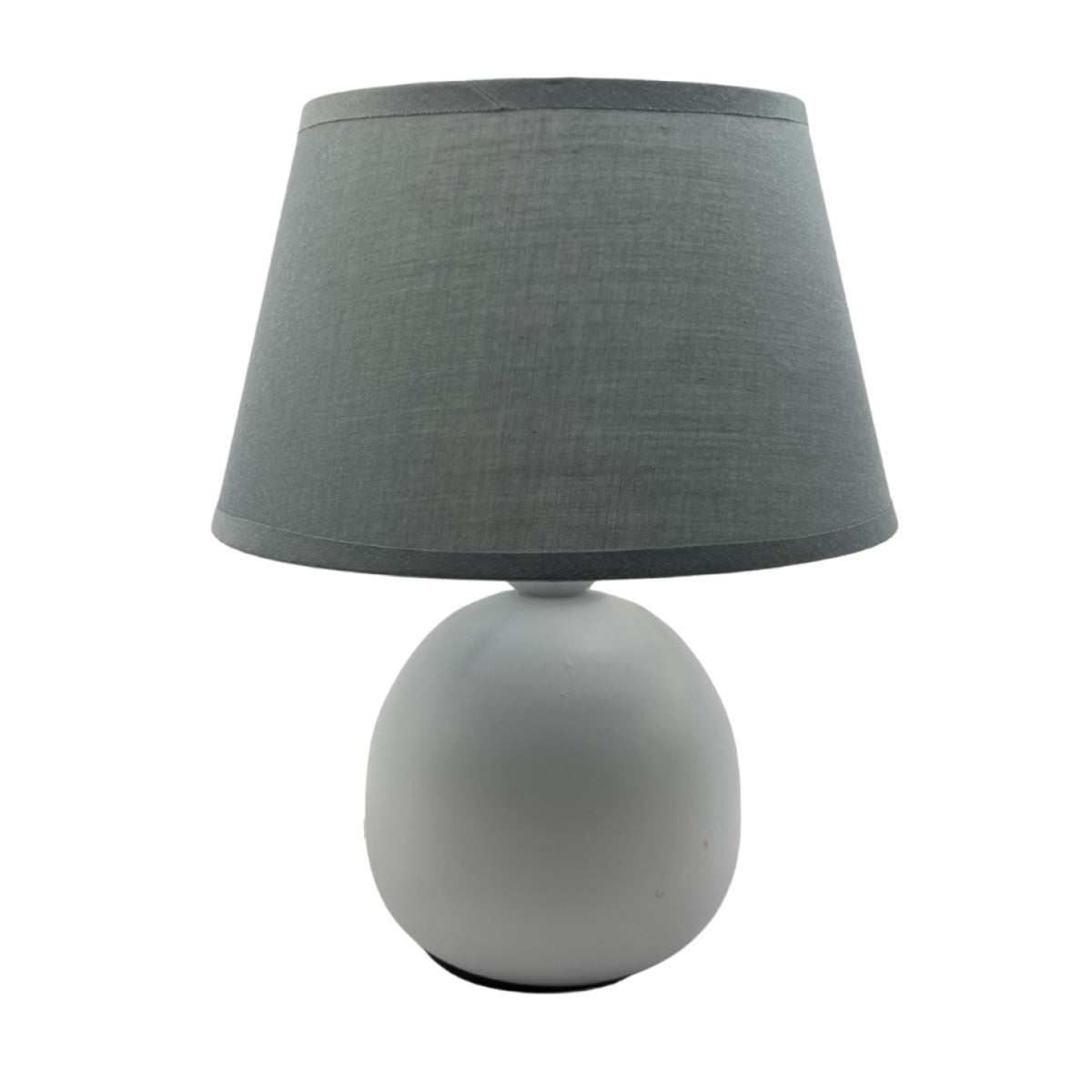 Een witte lampenvoet uit de Kugel serie, perfect voor een minimalistische inrichting.