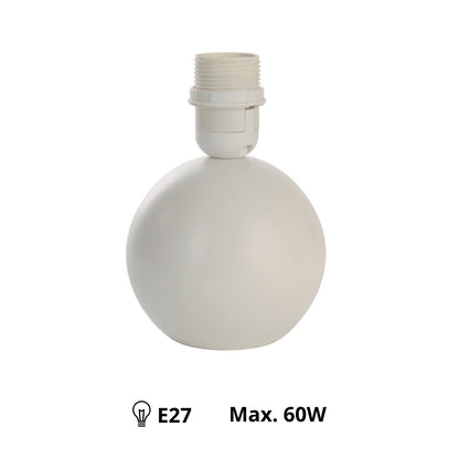 Een witte lampenvoet van 15 cm geeft een frisse uitstraling. Perfect voor een minimalistisch interieur.