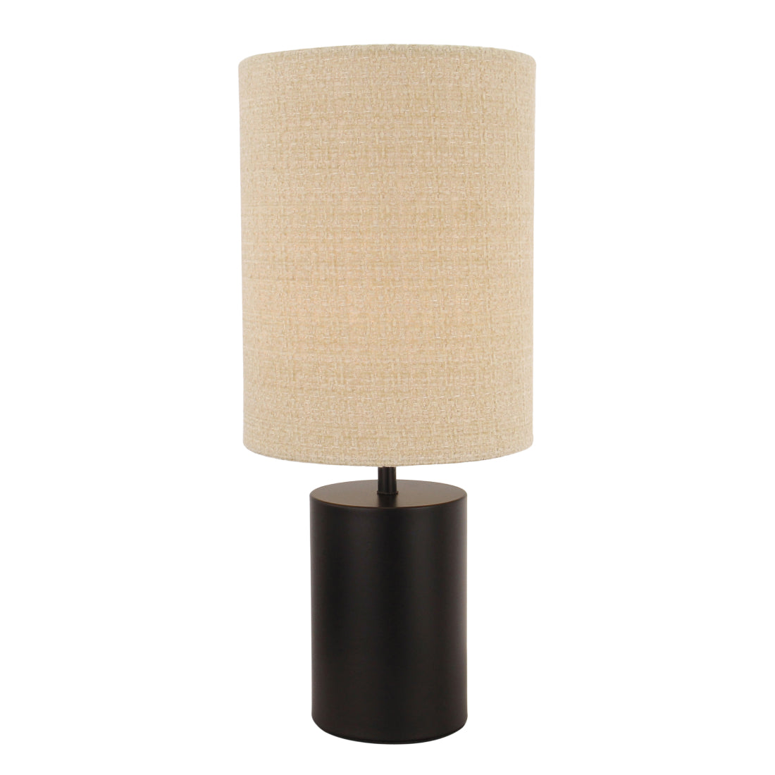 De zwarte Lagos tafellamp biedt een moderne uitstraling en sfeervolle verlichting. Perfect voor elke stijlvolle ruimte.