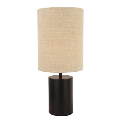 De zwarte Lagos tafellamp biedt een moderne uitstraling en sfeervolle verlichting. Perfect voor elke stijlvolle ruimte.