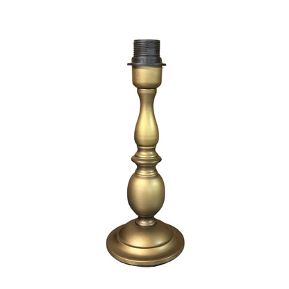 Moderne bronzen lampenvoet van 30 cm met een chique uitstraling.