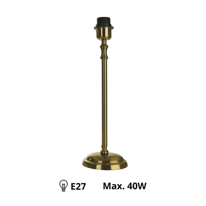 Deze fraaie messing lampenvoet geeft je interieur een luxe uitstraling. Perfect voor een sfeervolle afwerking van je lamp.