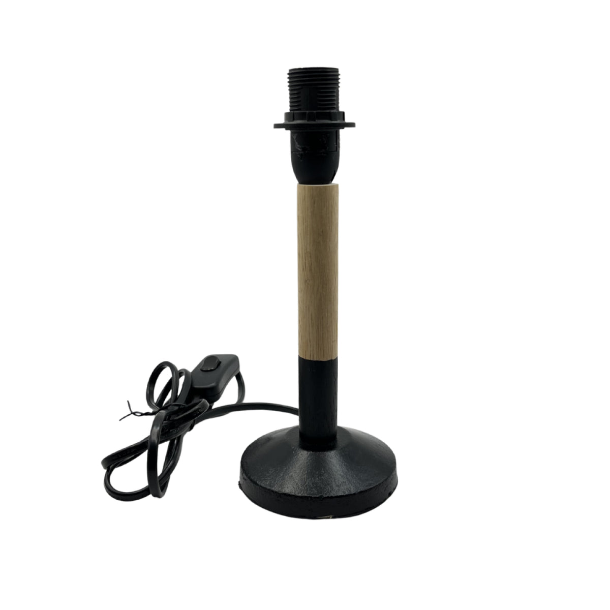 Deze naturel lampenvoet in Scandinavische stijl voegt warmte toe aan elk interieur. Perfect voor een eigentijdse uitstraling.