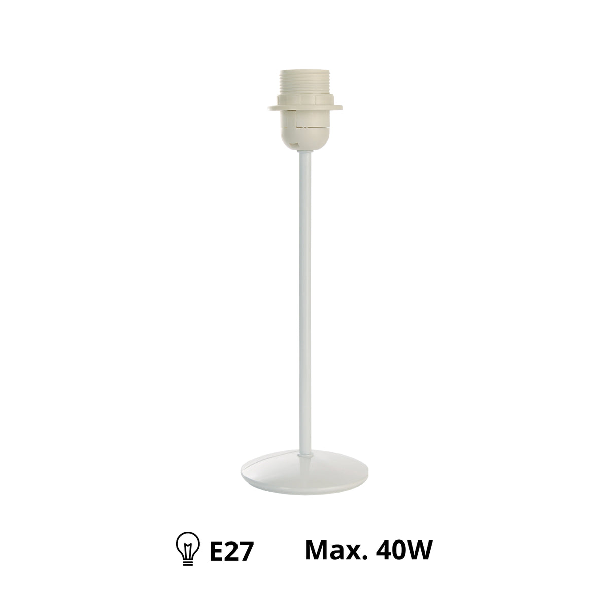 Deze witte lampenvoet van 29 cm voegt een frisse toets toe aan je interieur. Perfect voor een stijlvolle uitstraling.