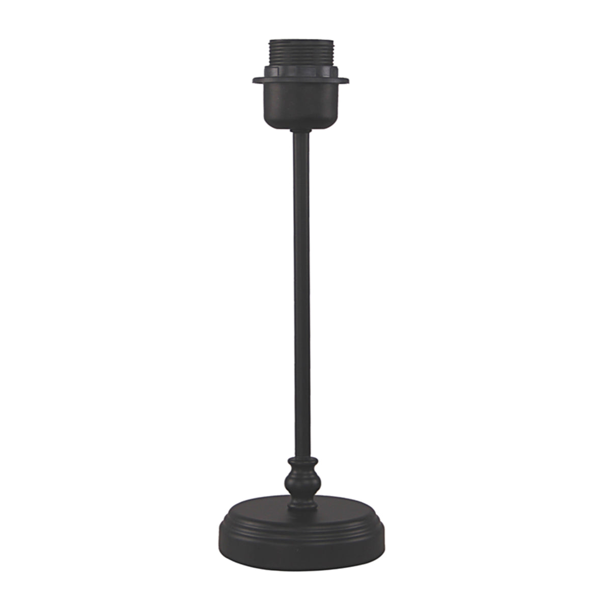 Deze zwarte lampenvoet van 33 cm geeft elke lamp een moderne uitstraling. Perfect voor jouw eigentijdse interieur.
