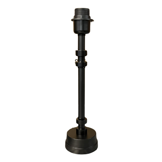 Strakke zwarte lampenvoet van 35,5 cm. Perfect voor een moderne uitstraling in jouw interieur.