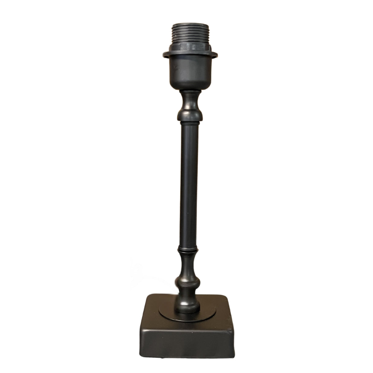 Moderne zwart lampenvoet van 31 cm hoog, perfect voor het creëren van een stijlvolle sfeer in je interieur.