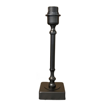 Moderne zwart lampenvoet van 31 cm hoog, perfect voor het creëren van een stijlvolle sfeer in je interieur.