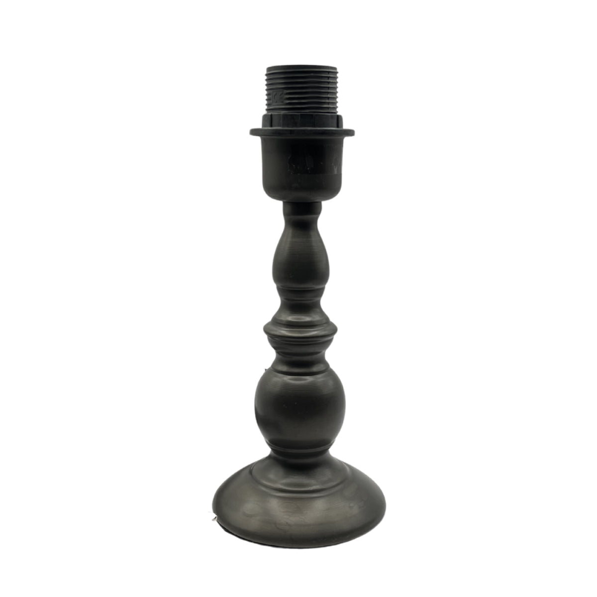 Moderne zwarte lampenvoet van 22 cm hoogte, perfect voor een eigentijdse uitstraling in jouw interieur.