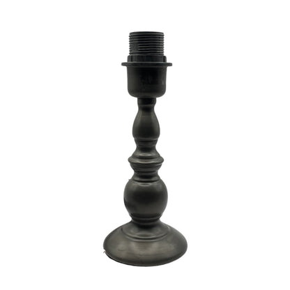 Moderne zwarte lampenvoet van 22 cm hoogte, perfect voor een eigentijdse uitstraling in jouw interieur.